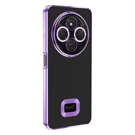Xiaomi Redmi 14C 4G Case Camera Protection Logo Showing Zore Omega Cover Lilac