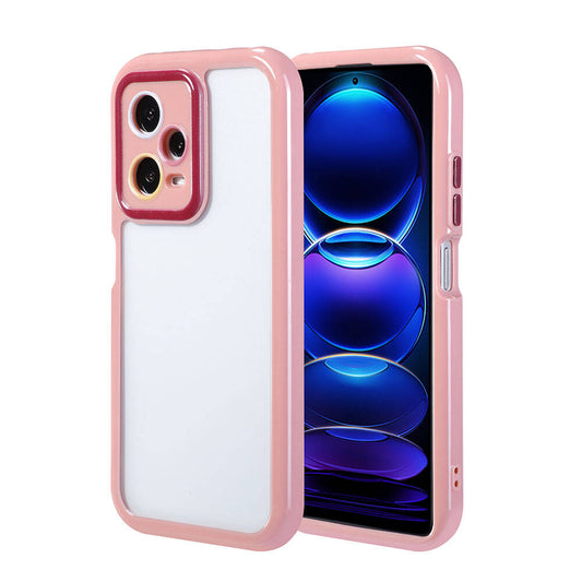 Xiaomi Redmi Note 12 Pro 5G Case Camera Protection Colorful Edge and Frame Design Zore Vitamin Cover Plum