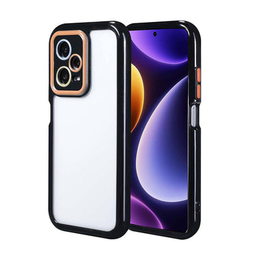 Xiaomi Redmi Note 12 Pro Plus 5G Case Camera Protection Colorful Edge and Frame Design Zore Vitamin Cover Deep Purple