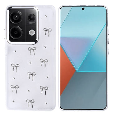 Xiaomi Redmi Note 13 Pro 4G Case Airbag Design Glitter Transparent Zore Polar Cover Star