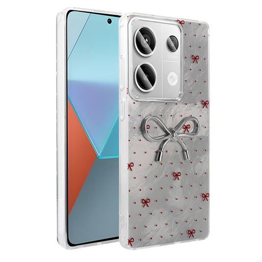 Xiaomi Redmi Note 13 Pro 4G Case Camera Protection Figured Zore Ponti Silicone Cover Light Blue