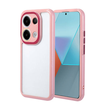 Xiaomi Redmi Note 13 Pro 4G Case Camera Protection Colorful Edge and Frame Design Zore Vitamin Cover Plum