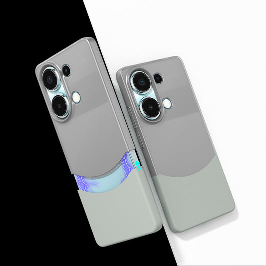 Xiaomi Redmi Note 13 Pro 4G Magnetic Case Zore Double Cover Gray
