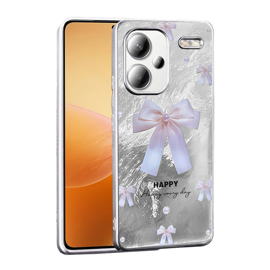 Xiaomi Redmi Note 13 Pro Plus 5G Kılıf Desenli Zore Mep Kapak İncili Fiyonk