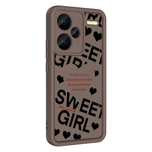 Xiaomi Redmi Note 13 Pro Plus 5G Kılıf Kamera Korumalı Baskılı Arka Yüzey Zore Klas Kapak Siyah