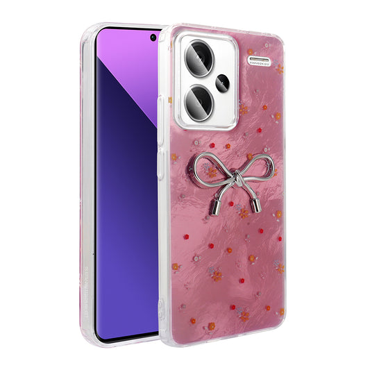 Xiaomi Redmi Note 13 Pro Plus 5G Case Camera Protection Figured Zore Ponti Silicone Cover Light Pink