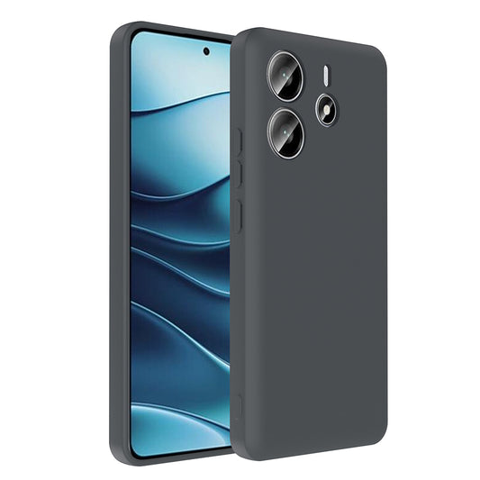 Xiaomi Redmi Note 14 4G Kılıf Kamera Korumalı Kartlık Hazneli Zore Vitra Kapak Gri