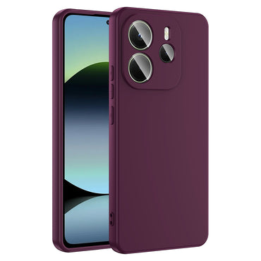 Xiaomi Redmi Note 14 4G Kılıf Zore Mara Lansman Kapak Lila