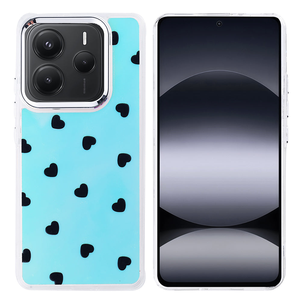 Xiaomi Redmi Note 14 5G Case Airbag Design Zore Hadra Cover Heart