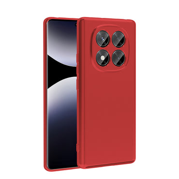 Xiaomi Redmi Note 14 Pro 4G Case Zore Premier Silicone Cover Plum