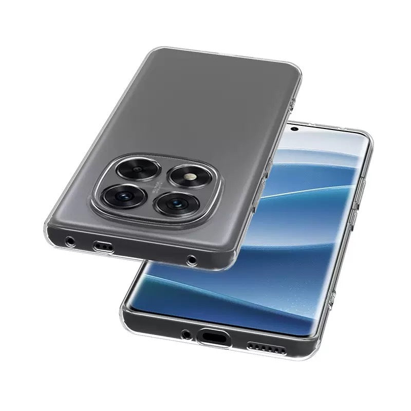 Xiaomi Redmi Note 14 Pro 4G Case Zore Super Silicone Cover Transparent