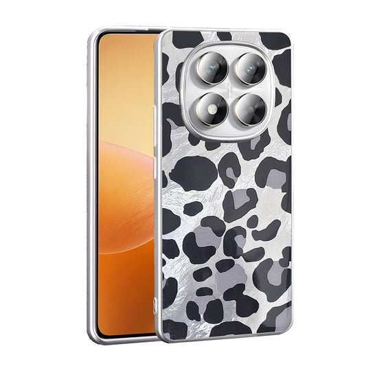 Xiaomi Redmi Note 14 Pro 5G Kılıf Desenli Zore Mep Kapak Gri Leopar