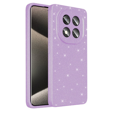 Xiaomi Redmi Note 14 Pro 5G Case Camera Protection Glitter Luxury Zore Cotton Cover Black