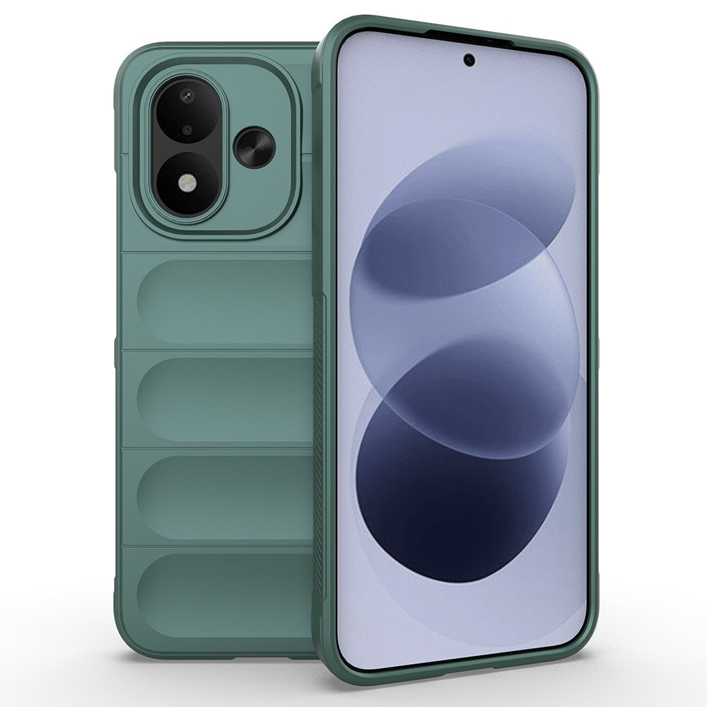 Xiaomi Redmi Note 17 Kılıf Esnek TPU Oyuklu Arka Yüzey Tasarımlı Zore Etnik Silikon Kapak
