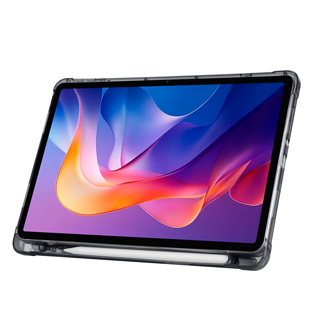 Xiaomi Redmi Pad 2 Case Zore Tri Folding Stand Case with Pen Compartment Rose Gold