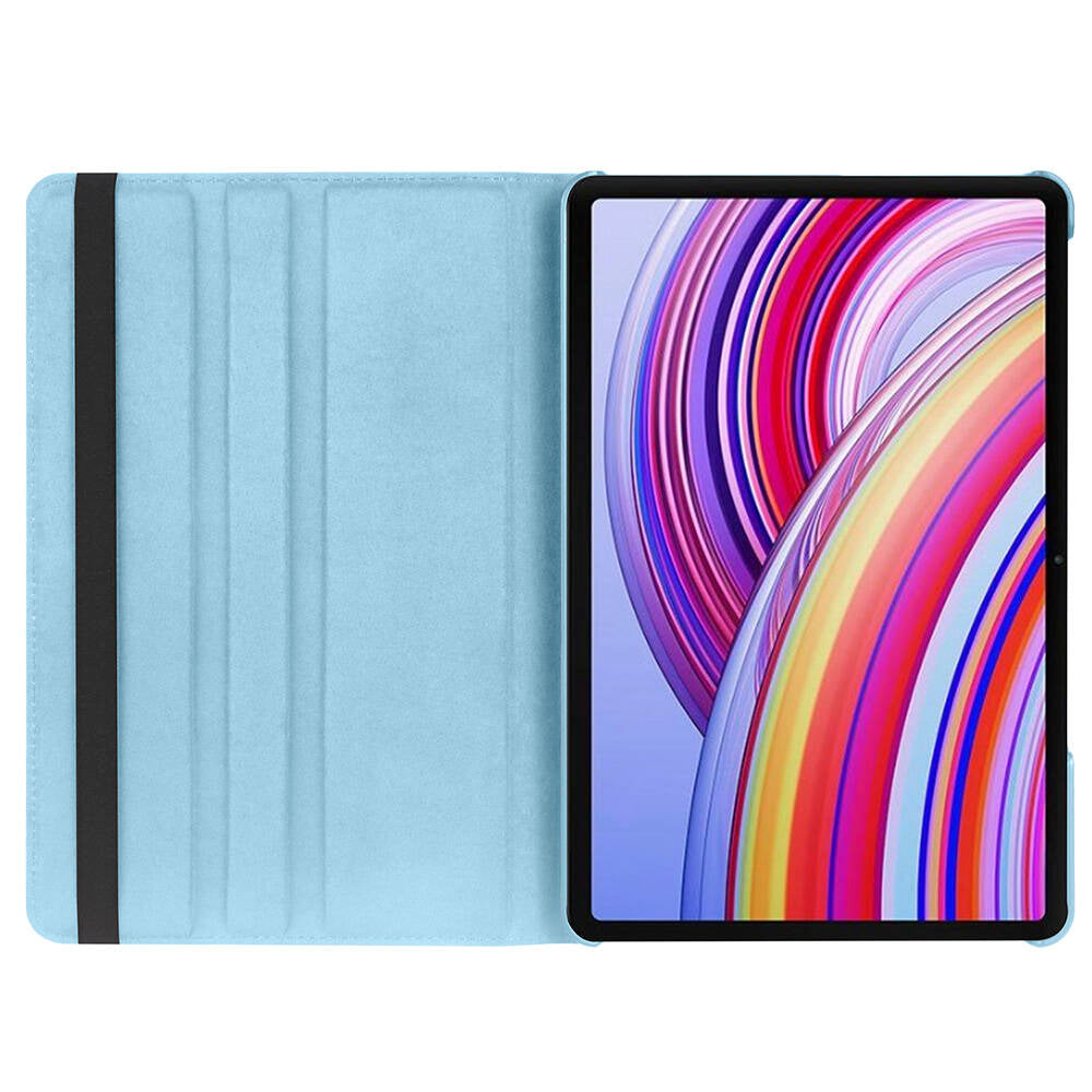 Xiaomi Redmi Pad Pro Zore Dönebilen Standlı Kılıf Mor