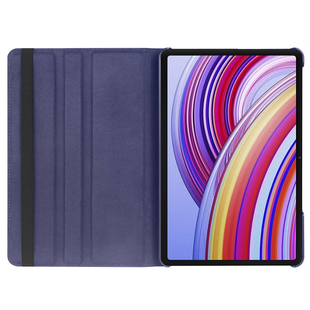 Xiaomi Redmi Pad Pro Zore Dönebilen Standlı Kılıf Mor