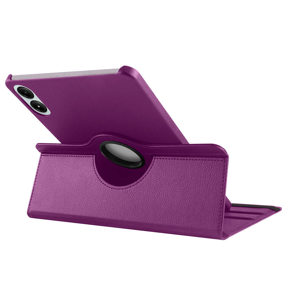 Xiaomi Redmi Pad Pro Zore Dönebilen Standlı Kılıf Mor