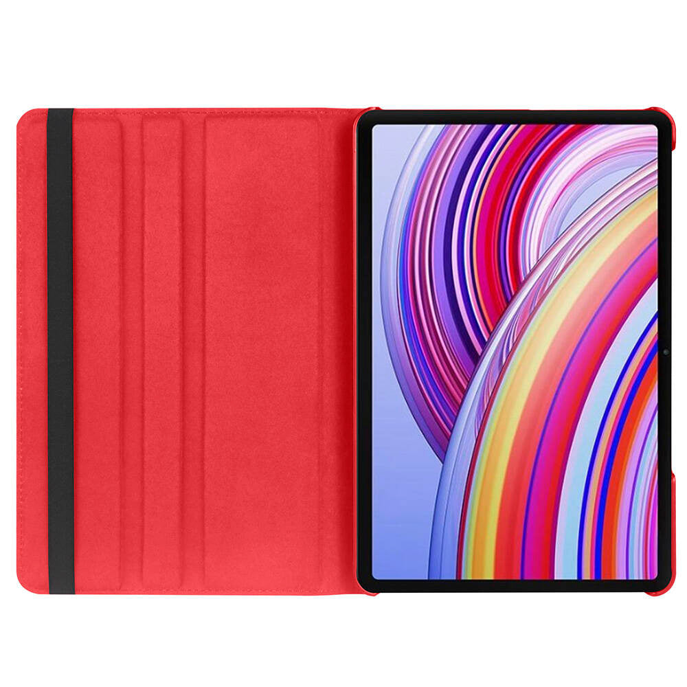 Xiaomi Redmi Pad Pro Zore Dönebilen Standlı Kılıf Siyah