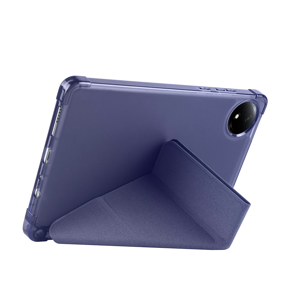 Xiaomi Redmi Pad SE 8.7 Kılıf Zore Tri Folding Kalem Bölmeli Standlı Kılıf Lila