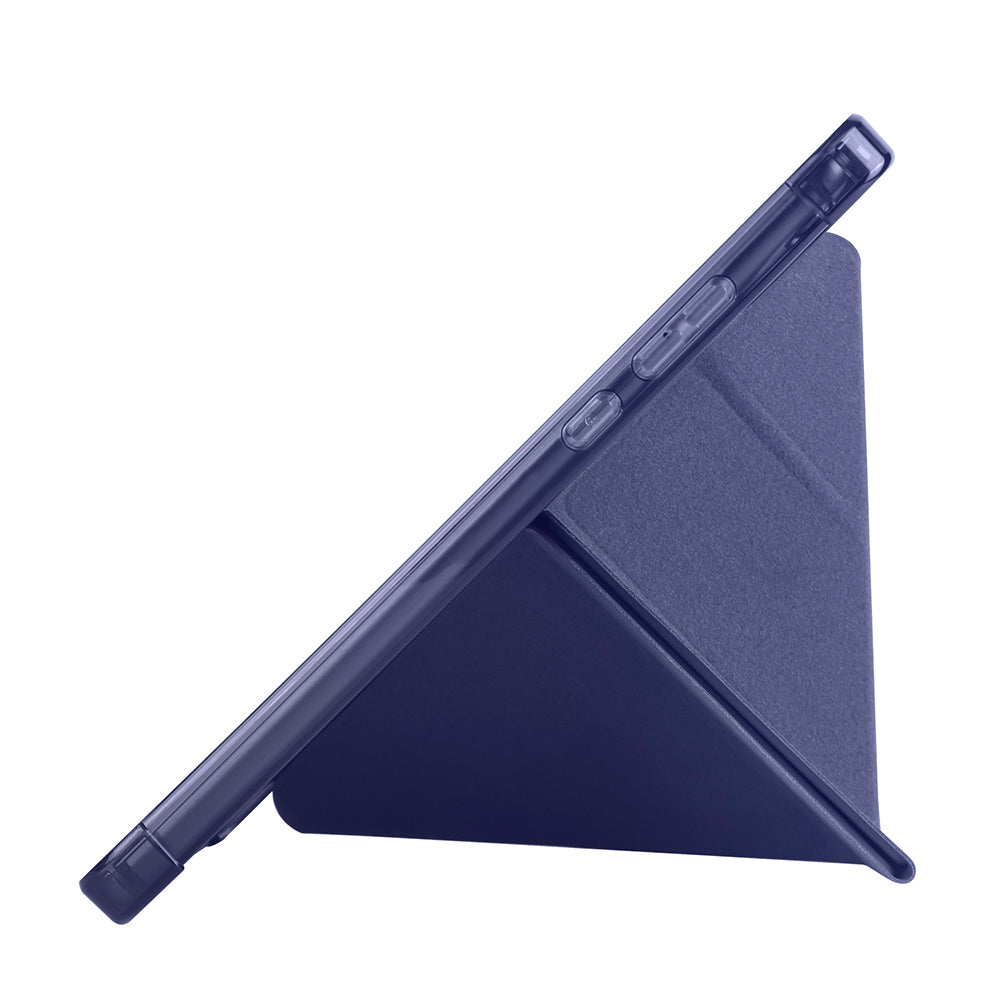 Xiaomi Redmi Pad SE 8.7 Kılıf Zore Tri Folding Kalem Bölmeli Standlı Kılıf Lila