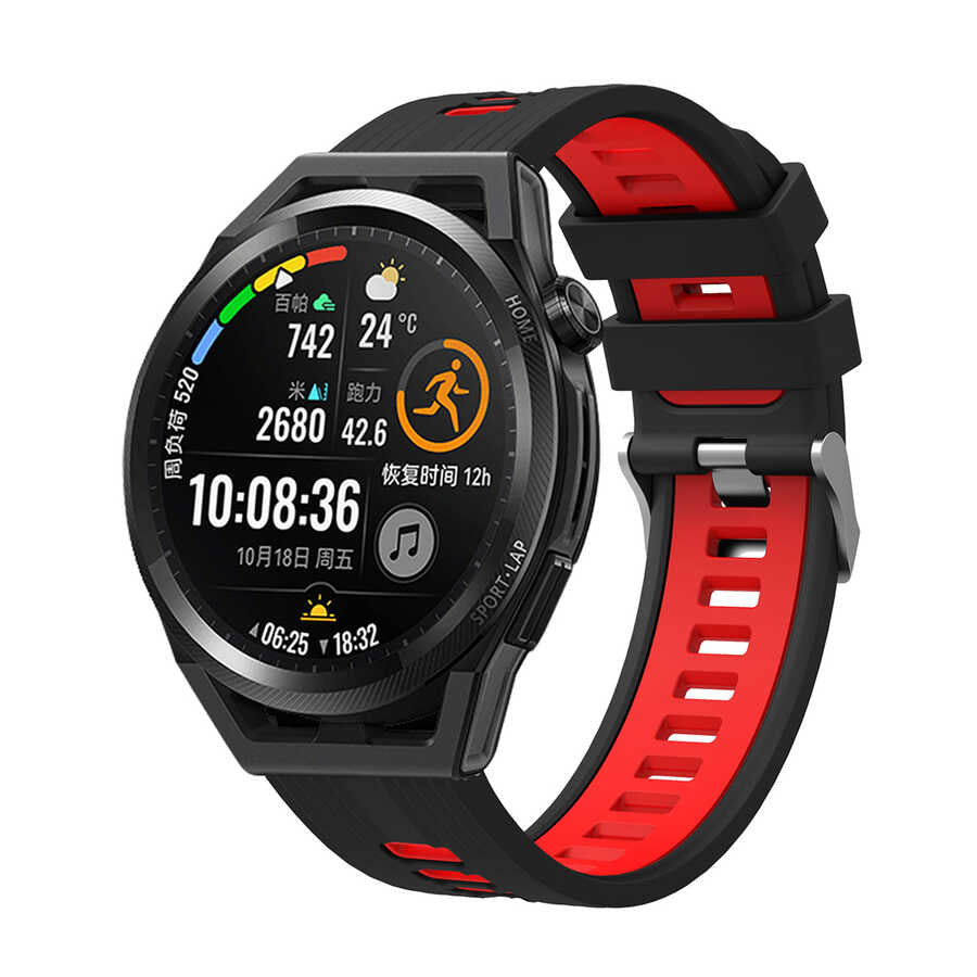 Xiaomi Redmi Watch 5 Active Zore KRD-55 Silicone Strap Black-Red