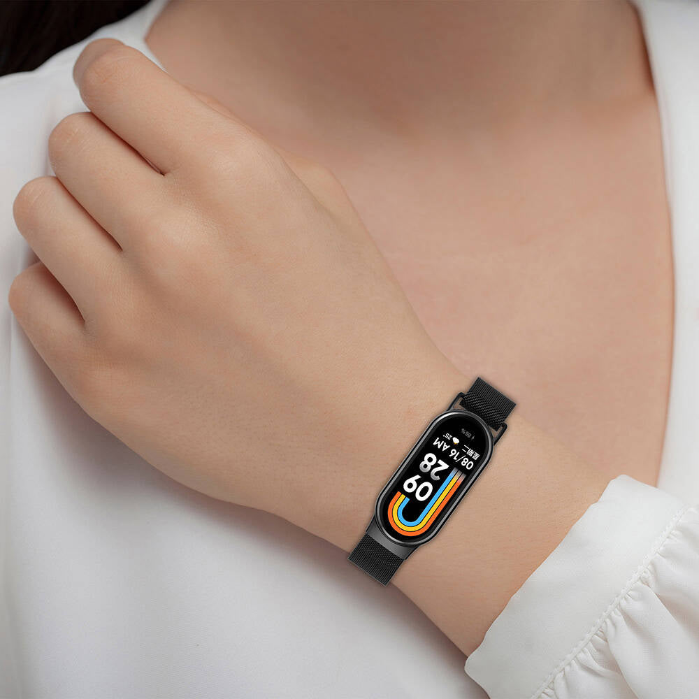 Xiaomi Smart Band 8 Zore KRD-01 Metal Strap Pink
