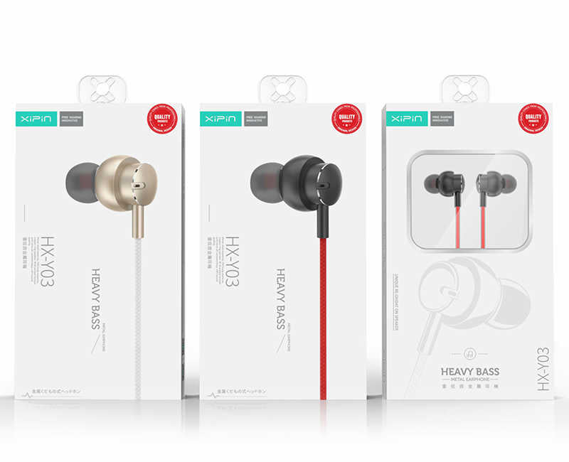 Xipin HX-Y03 3.5mm Headphone Black