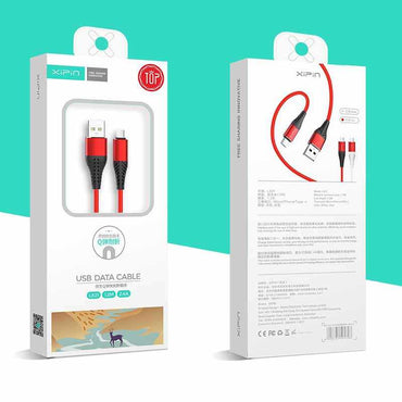 Xipin LX21 Micro Usb Kablo 1.2 M Kırmızı