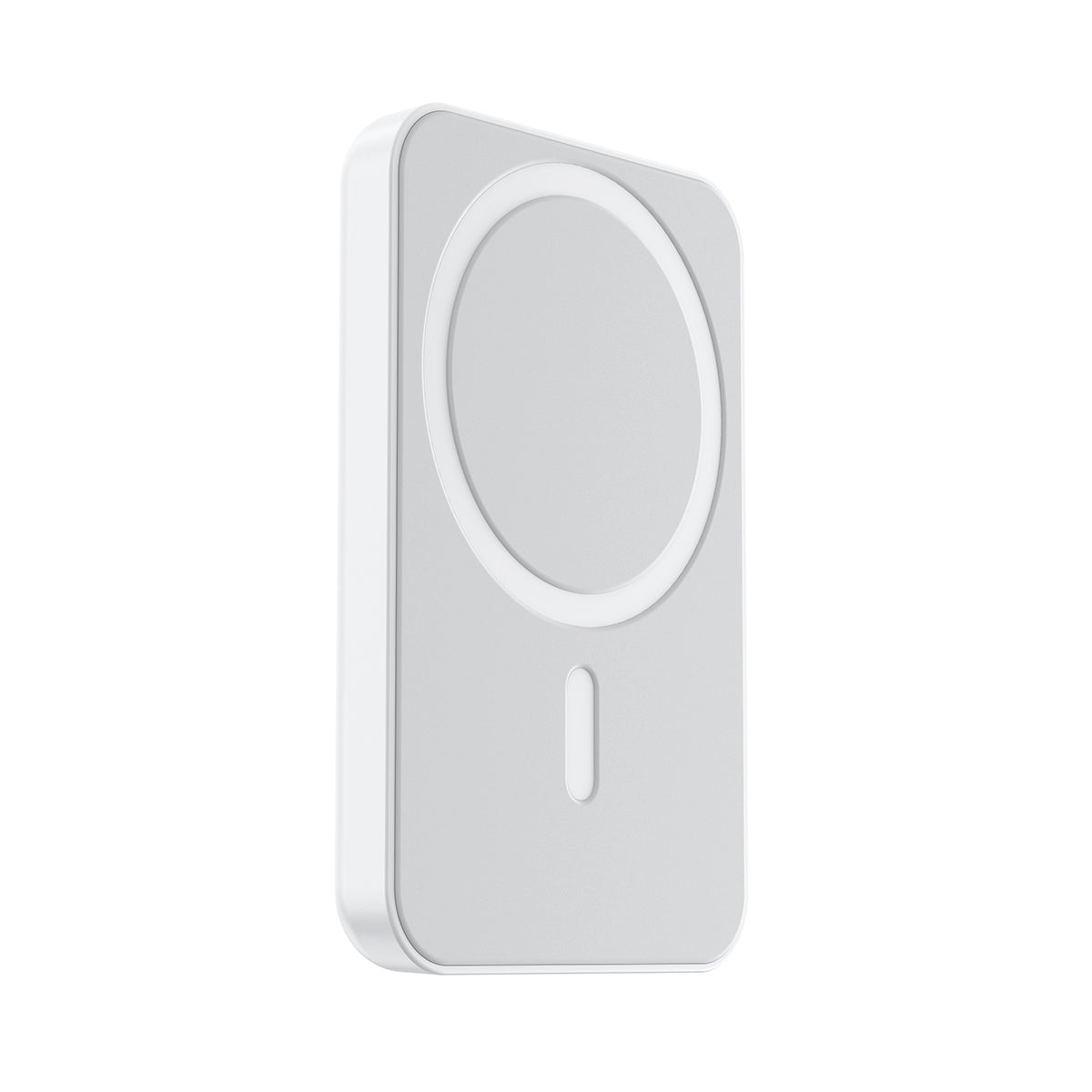 Xipin WS-T123 Smart Magnetic Powerbank with M-safe Wireless Charging 5000mAh White