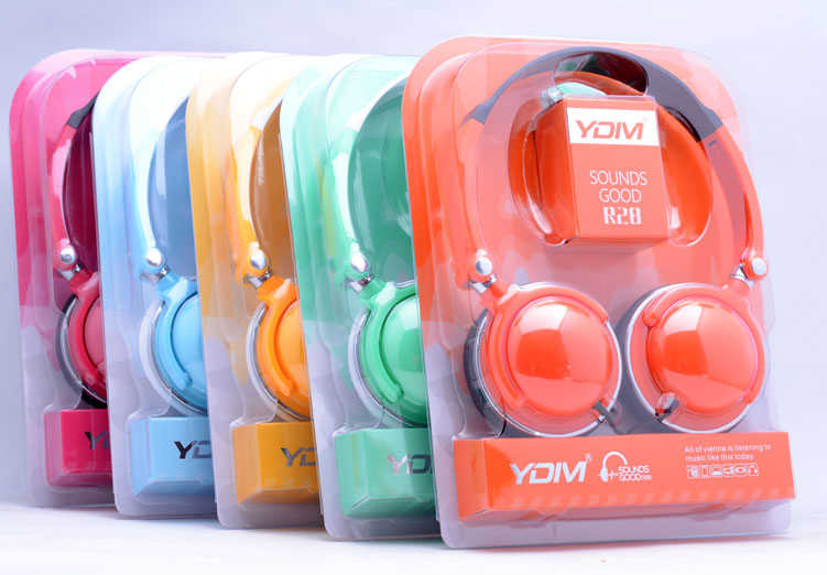 YDM-R28 Sound Good Headphones Orange