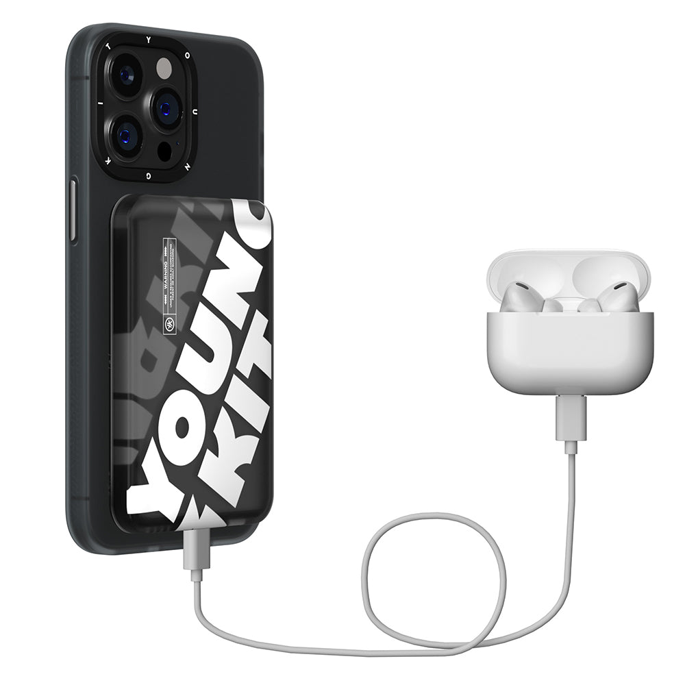 Youngkit APE Fast Charging Wireless Powerbank 15W 5000mAh White