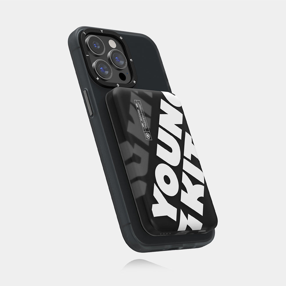 Youngkit APE Fast Charging Wireless Powerbank 15W 5000mAh Black