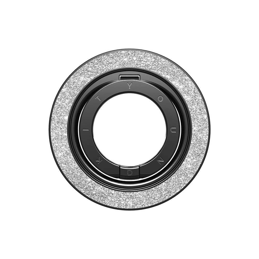 Youngkit Colorful Series Double Magnetic Ring Stand Phone Holder Black