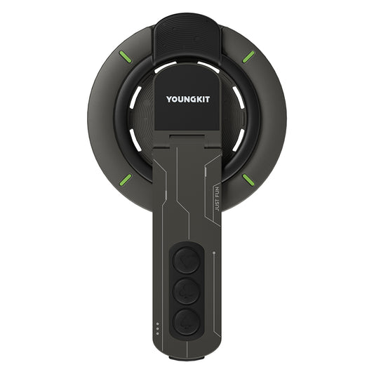 Youngkit Technology Series Magnetic Ring Stand for Phones and Tablets Black