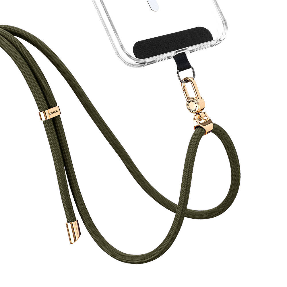 Youngkit YQ001 Mobile Phone Lanyard Green