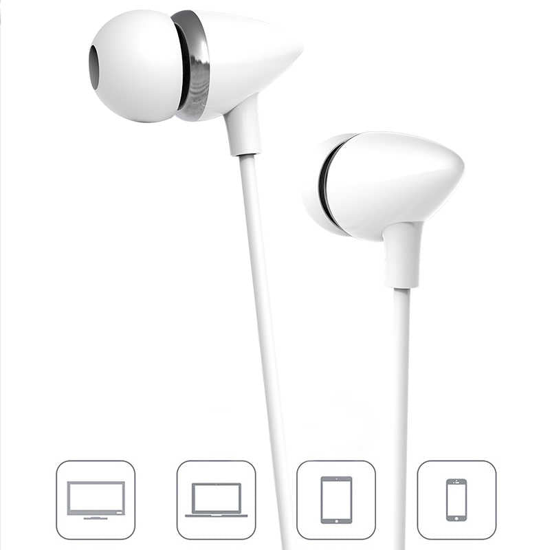 Zolcil K1 3.5mm Headphones White