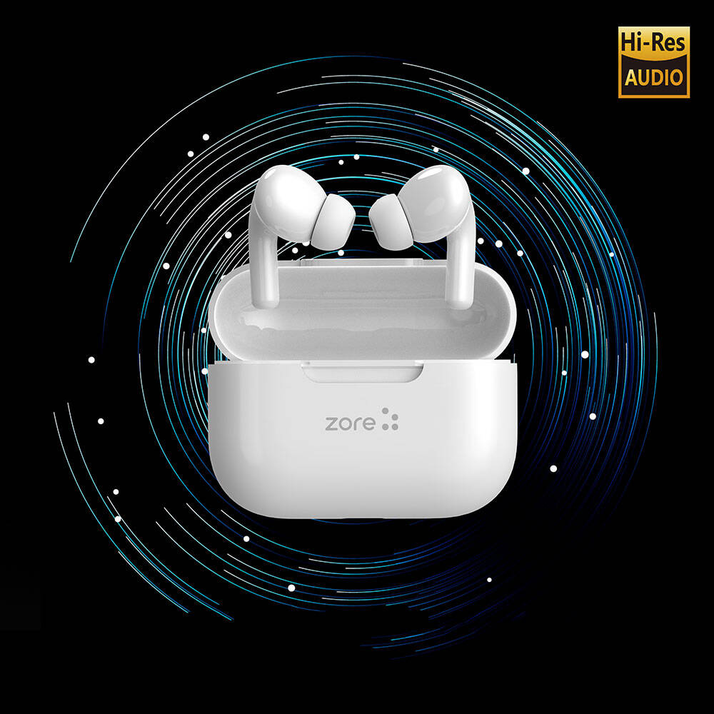 Zore BTK-ZR102 In-Ear Bluetooth v5.4 Headphones White