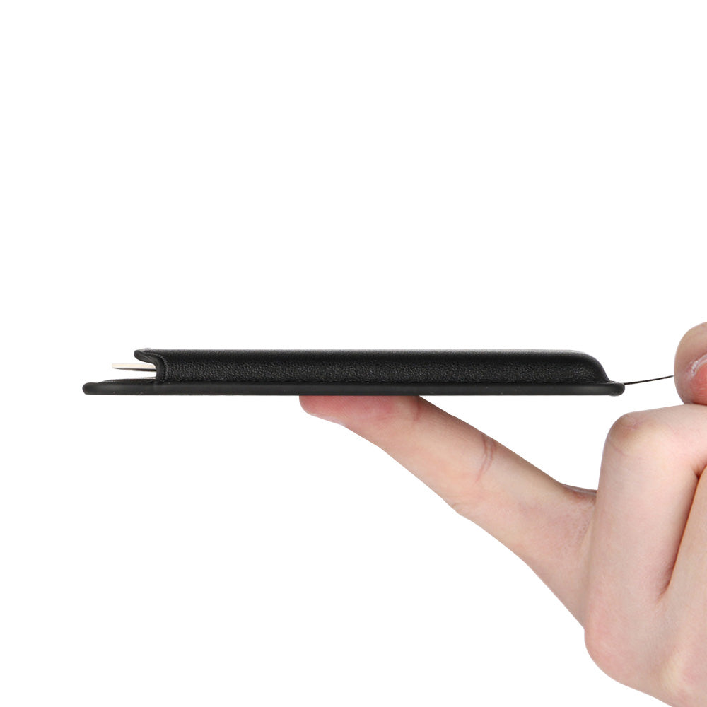 Zore CRD-09 Dahili Şarj Soket Aparatlı Magnetik PU Deri Kartlık Kahverengi