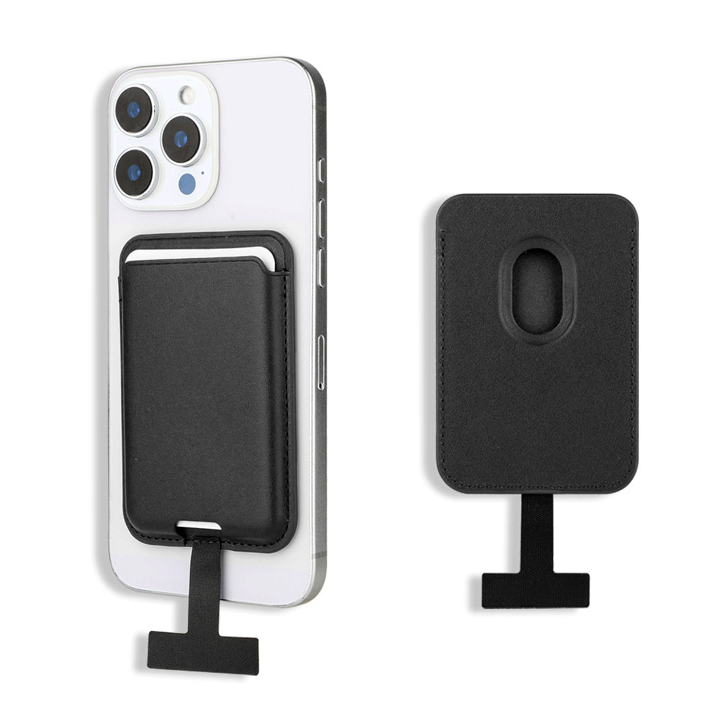 Zore CRD-09 Dahili Şarj Soket Aparatlı Magnetik PU Deri Kartlık Koyu Kahve