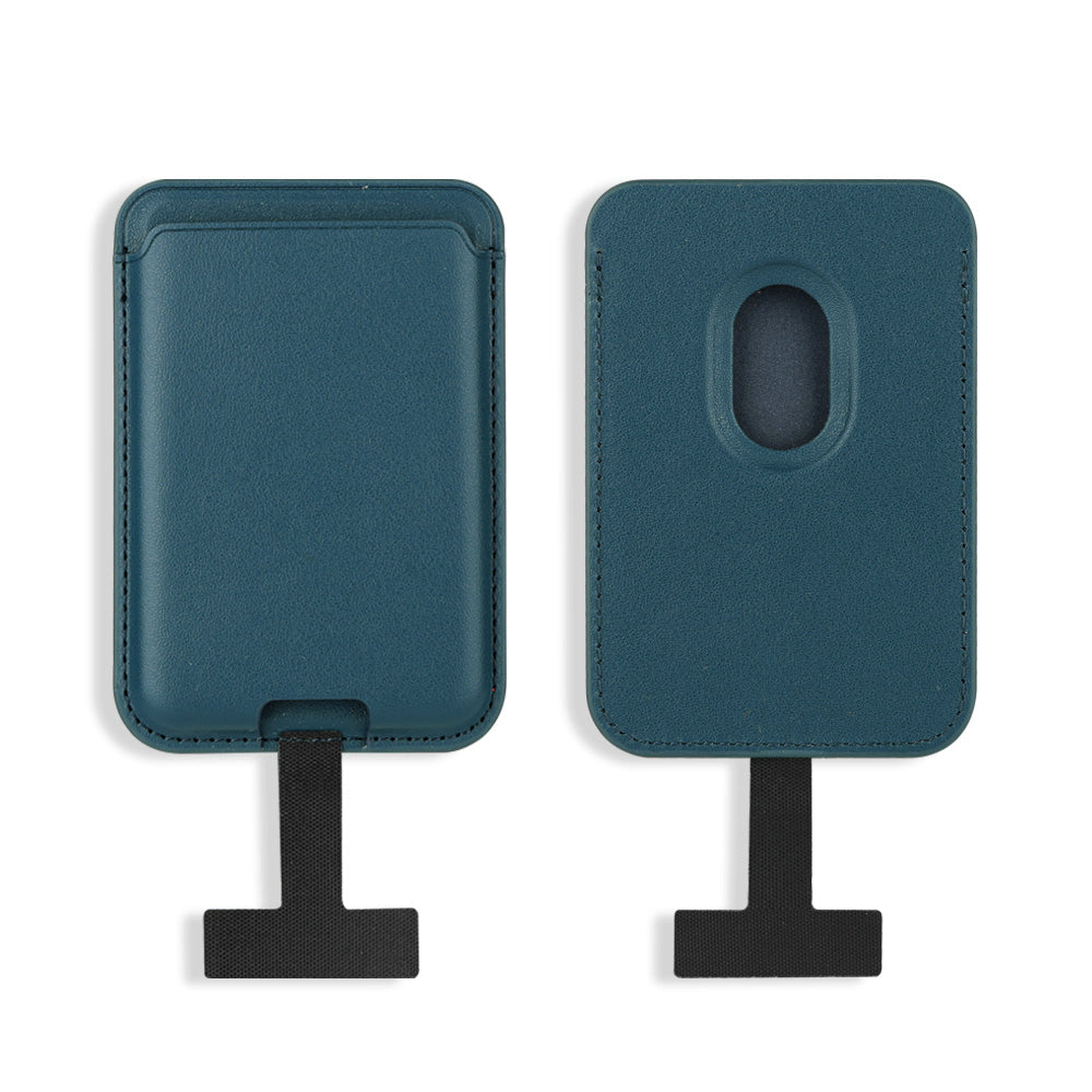 Zore CRD-09 Dahili Şarj Soket Aparatlı Magnetik PU Deri Kartlık Lacivert