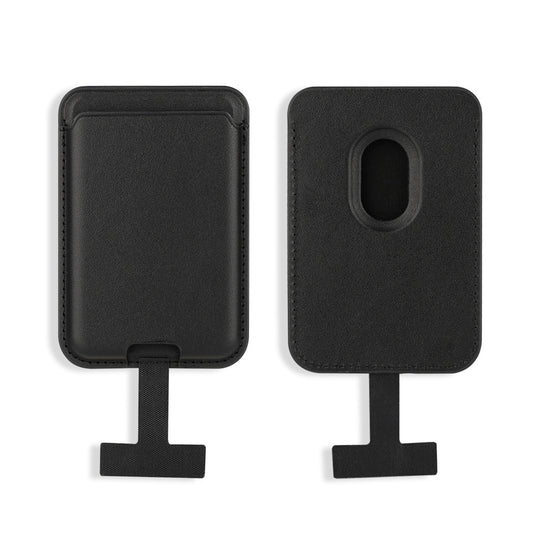 Zore CRD-09 Dahili Şarj Soket Aparatlı Magnetik PU Deri Kartlık Siyah