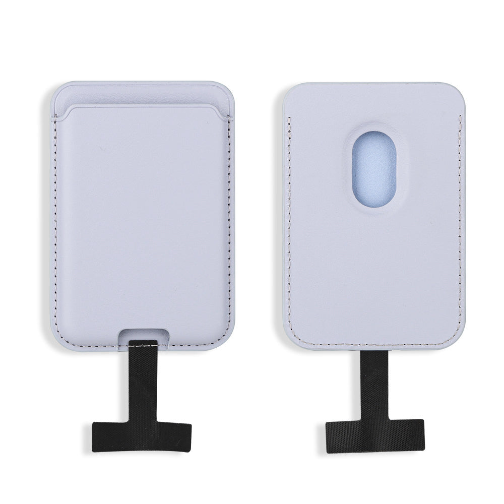 Zore CRD-09 Dahili Şarj Soket Aparatlı Magnetik PU Deri Kartlık Lila