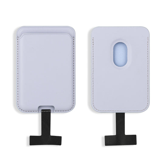 Zore CRD-09 Dahili Şarj Soket Aparatlı Magnetik PU Deri Kartlık Lila