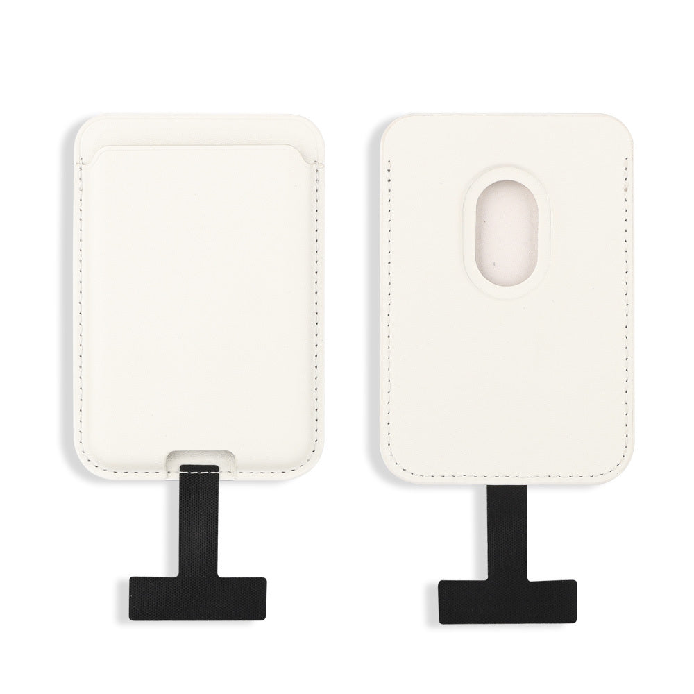 Zore CRD-09 Dahili Şarj Soket Aparatlı Magnetik PU Deri Kartlık Beyaz