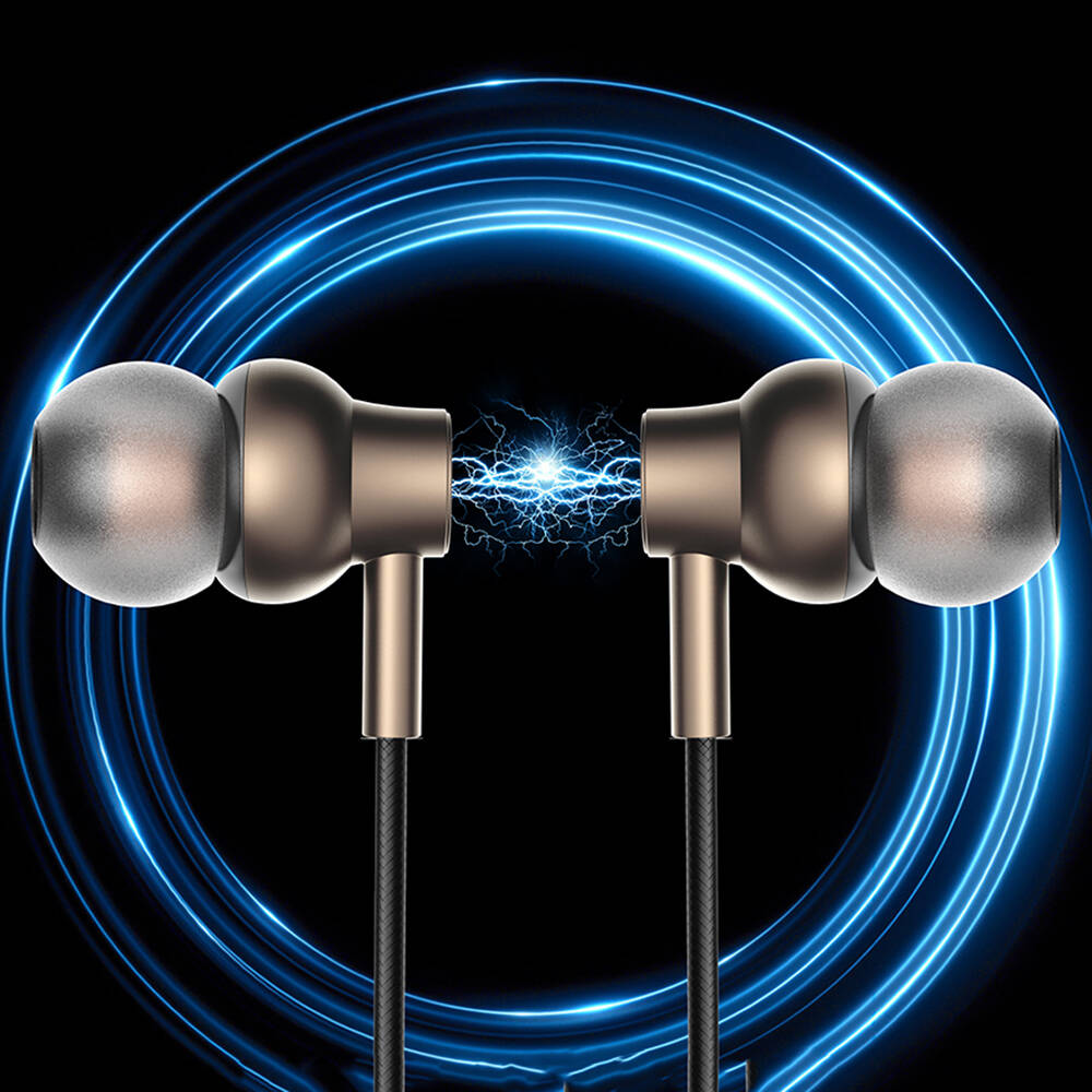 Zore ER-10 SQ Surround 3D Hi-Res Magnetic 3.5mm Wired In-Ear Headphones Black