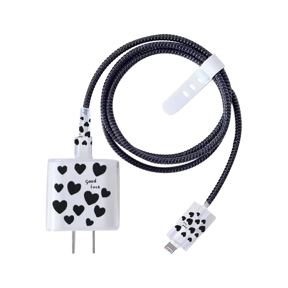 Zore iPhone 20W Şarj Aleti Koruyucu Figürlü Kılıf Siyah