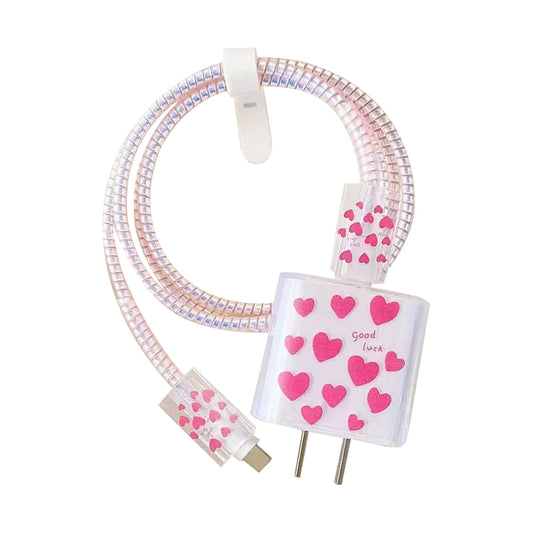 Zore iPhone 20W Şarj Aleti Koruyucu Figürlü Kılıf Pembe