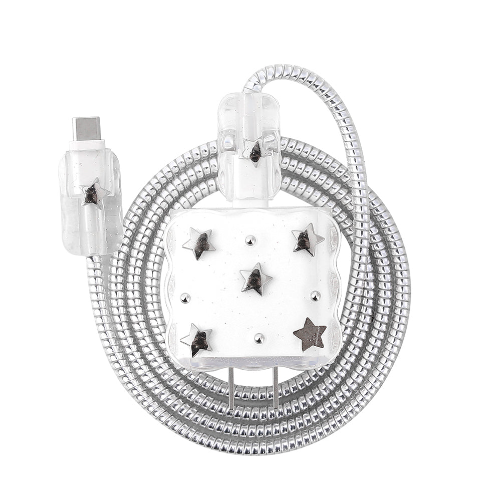 Zore Kutup Şarj Aleti Koruyucu 4in1 Set Kiraz