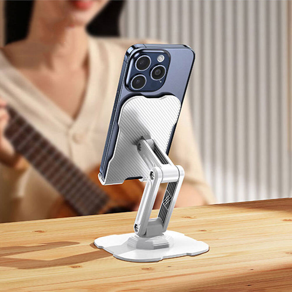 Zore L23 Rotating Head Phone and Tablet Stand Yellow
